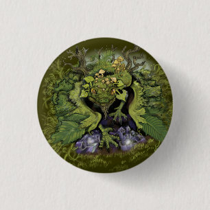 Laubblätterdrache Button