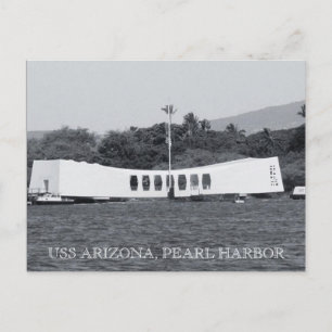 Laubhafen uss arizona postkarte