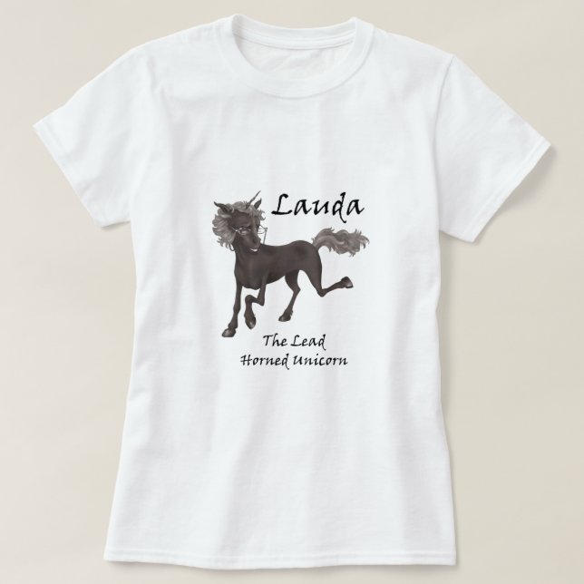 Lauda, das T-Shirt-Shirt mit dem Bleistift T-Shirt (Design vorne)