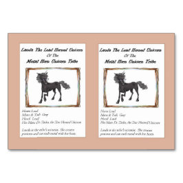 Lauda die führende Einhornhandelskarte Tischnummer