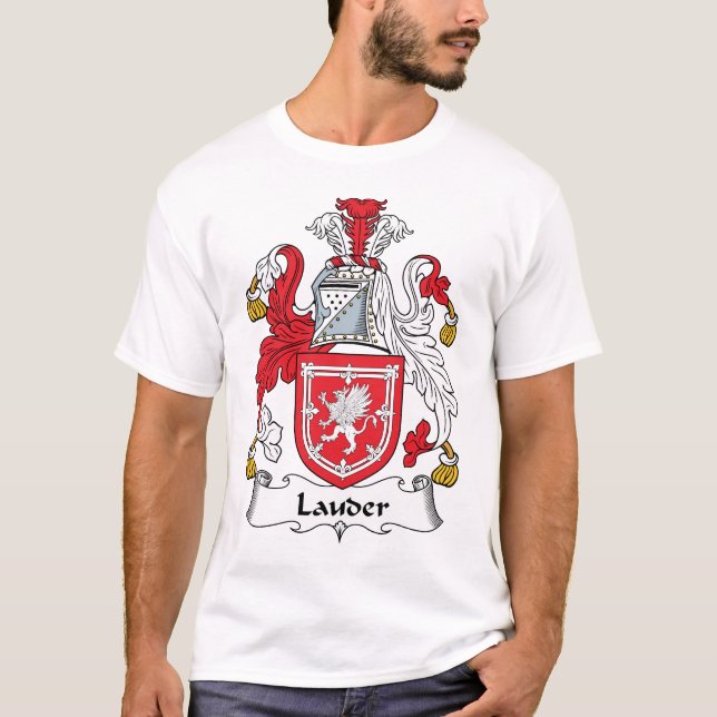 Lauder Familienwappen T-Shirt (Vorderseite)