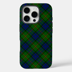 Lauder Tartan blau grün kariert iPhone 16 Pro Hülle