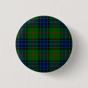 Lauder Tartan Blau kariert Button