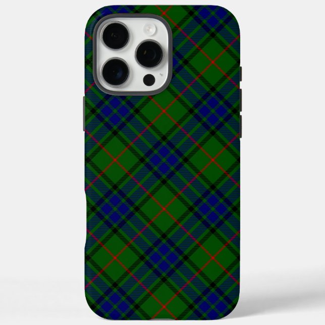 Lauder Tartan Blau kariert Case-Mate iPhone Hülle (Rückseite)