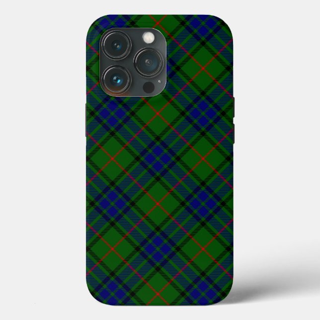 Lauder Tartan Blau kariert Case-Mate iPhone Hülle (Rückseite)