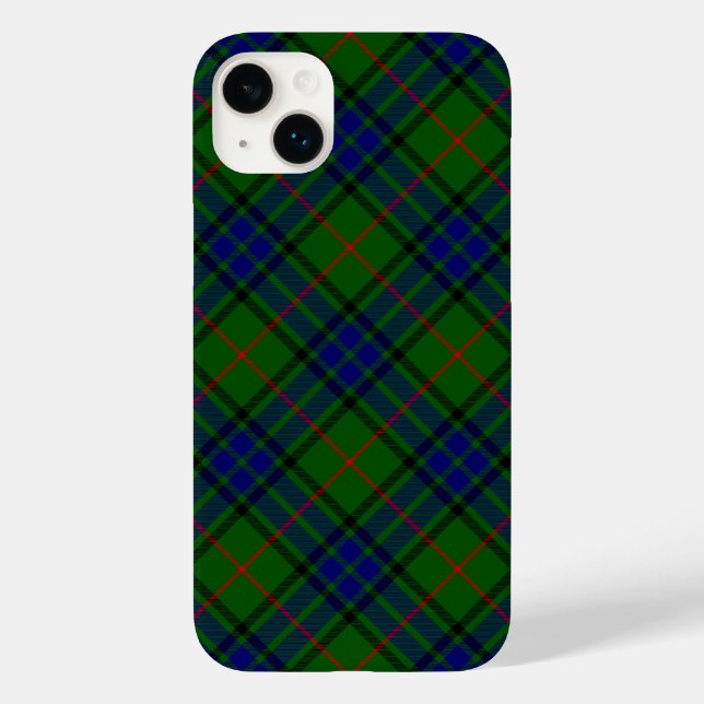 Lauder Tartan Blau kariert Case-Mate iPhone Hülle (Rückseite)