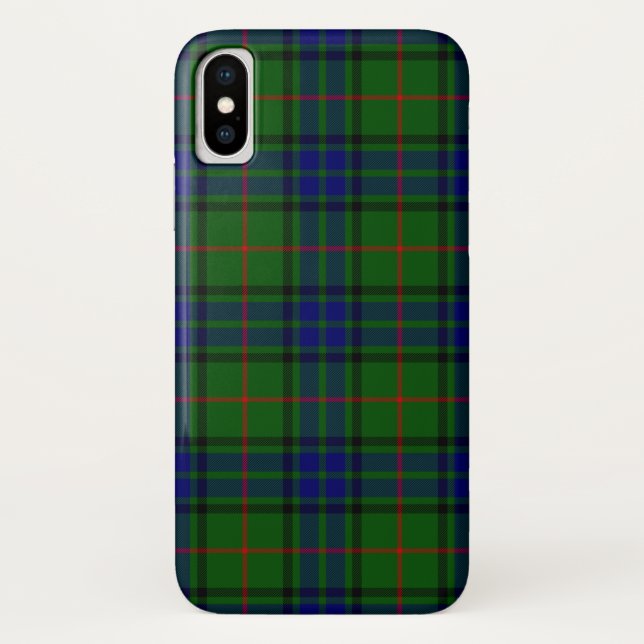 Lauder Tartan Blau kariert Case-Mate iPhone Hülle (Rückseite)