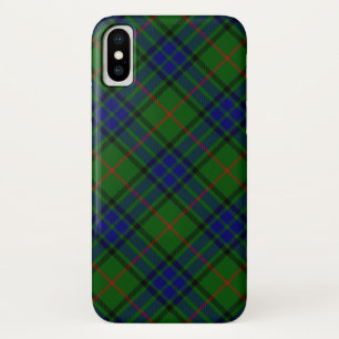 Lauder Tartan Blau kariert iPhone X Hülle