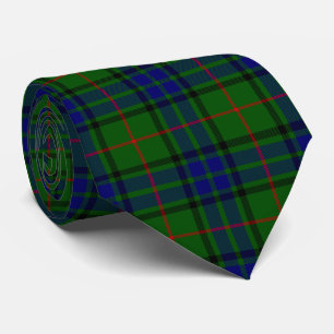 Lauder Tartan Blau kariert Krawatte