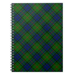 Lauder Tartan Blau kariert Notizblock