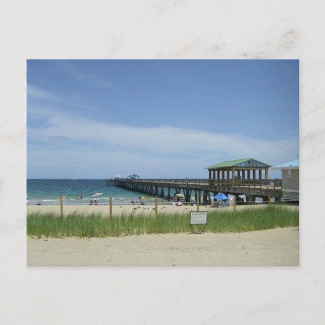 Lauderdale am Meer, Fort Lauderdale Florida Postkarte (Vorderseite)
