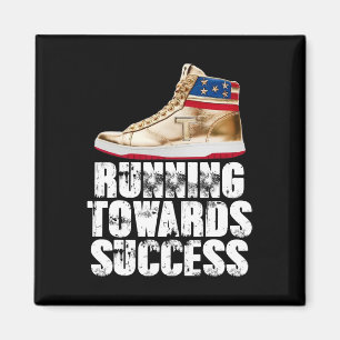 Lauf auf Erfolg zu Trump Sneaker Republikaner Magnet
