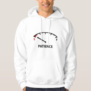 Lauf auf leer : Geduld Hoodie