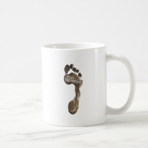 Lauf barfuß kaffeetasse