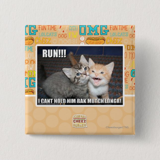 LAUF!!! BUTTON (Vorderseite)