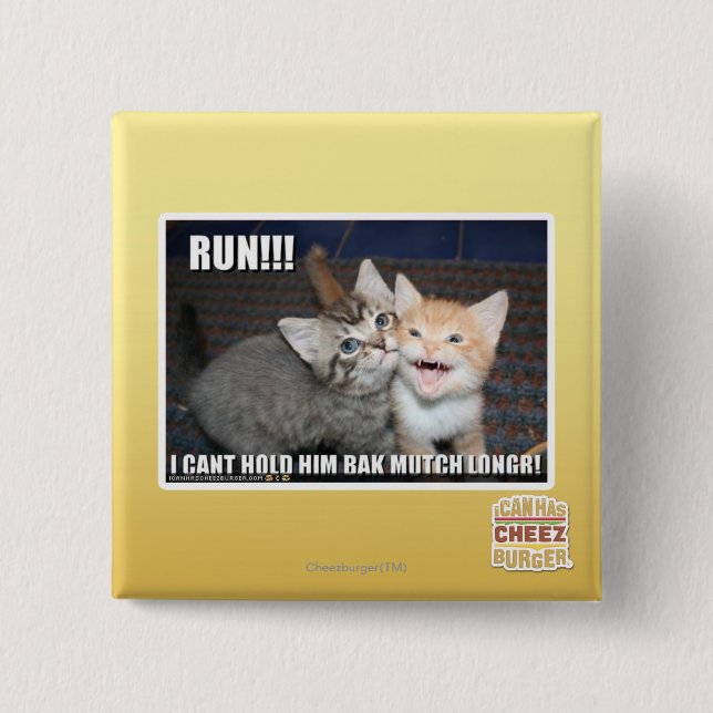 LAUF!!! BUTTON (Vorderseite)