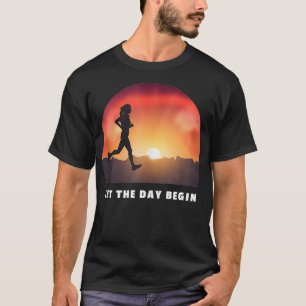 Lauf des Motivationsgeschenks Läufer zum Marathon  T-Shirt