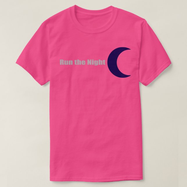 Lauf die Nacht T-Shirt (Design vorne)