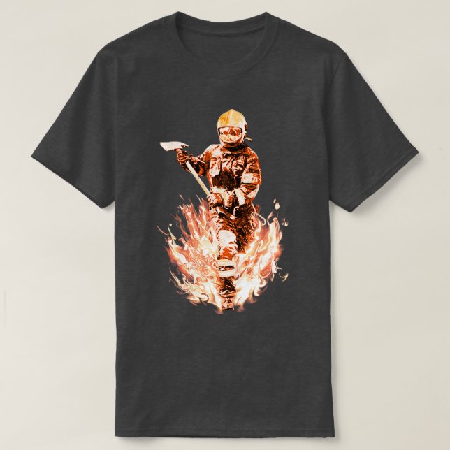 Lauf durch Feuer T-Shirt (Design vorne)