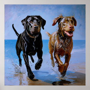 "Lauf frei, lauf zusammen" Strand Best Buddies    Poster