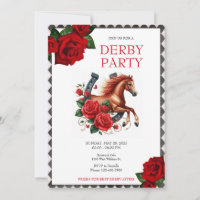 Lauf für Rose Race Horse Derby Party