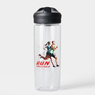 Lauf gemeinsam trinkflasche