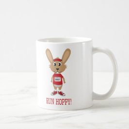 Lauf Hoppy! Kaninchenläufer in Rot Tasse