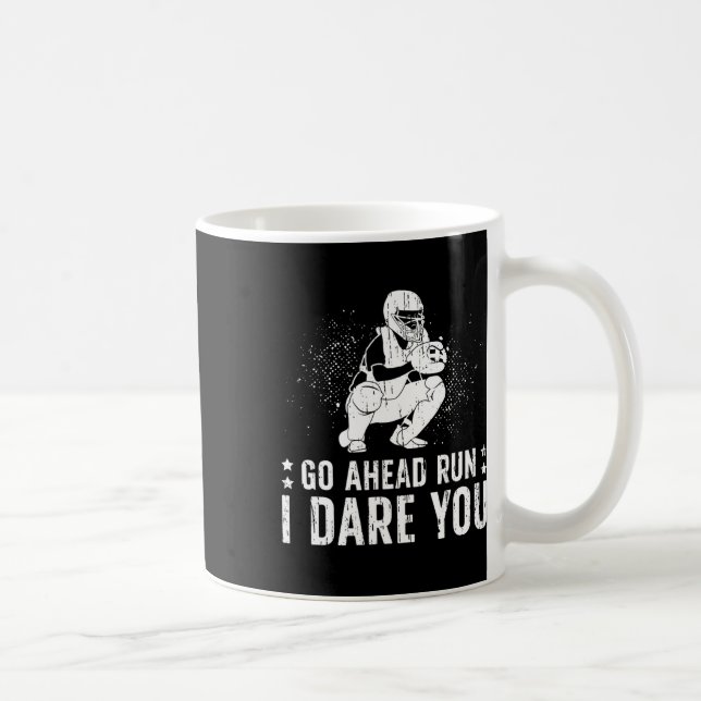 Lauf, ich fordere dich heraus, Softll Catcher Soft Kaffeetasse (Rechts)