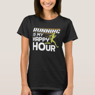 Lauf ist mein glücklicher Stundenläufer T-Shirt