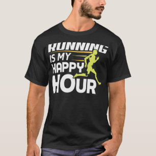 Lauf ist mein glücklicher Stundenläufer T-Shirt