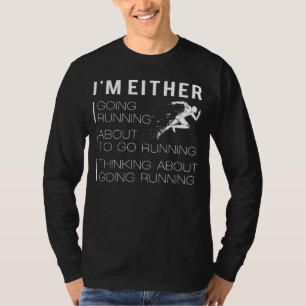 Lauf, lachen, wiederholen: Funny Running T - Shirt