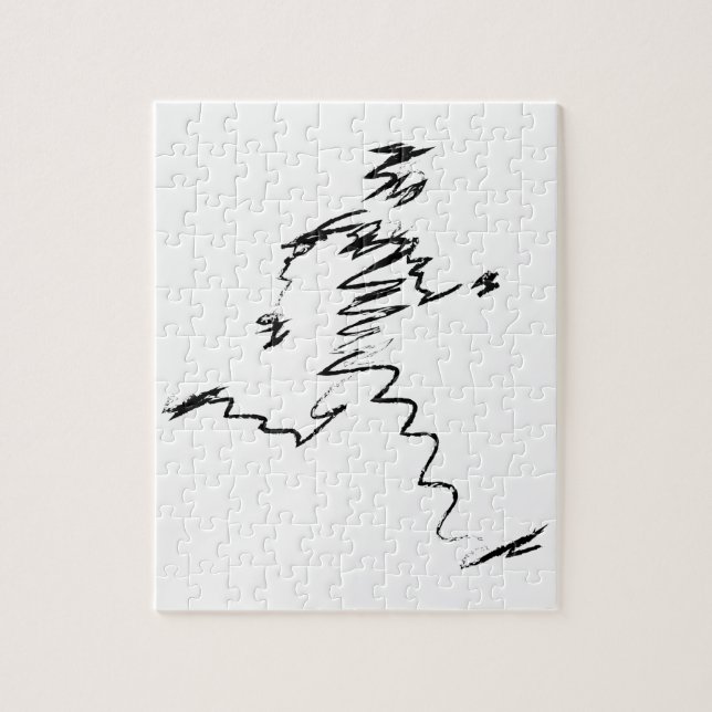 Lauf, Läufer, Triathleten Puzzle (Vertikal)