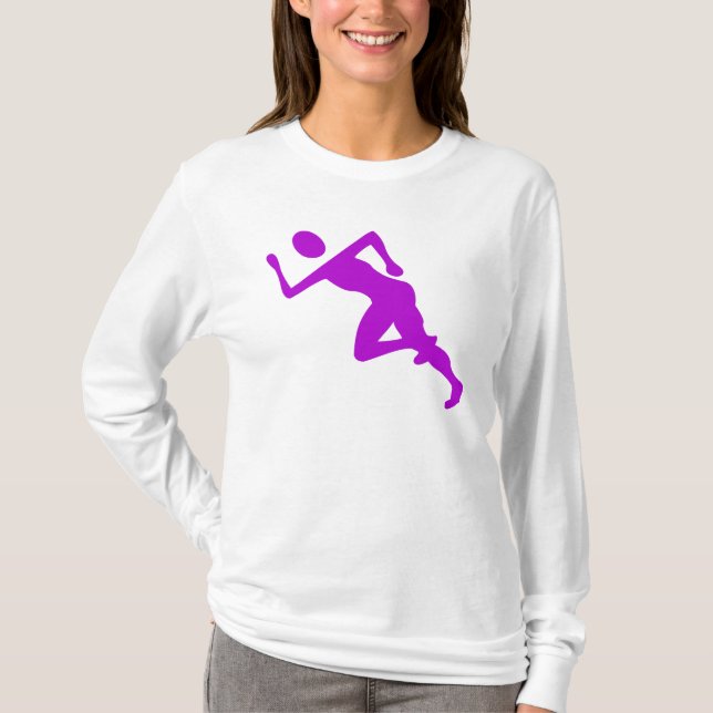 Lauf - Lila T-Shirt (Vorderseite)