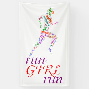 Lauf Mädchen, renne Banner