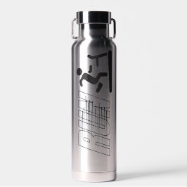 "Lauf" Motivierend – Wesentliche Fitness Trinkflasche