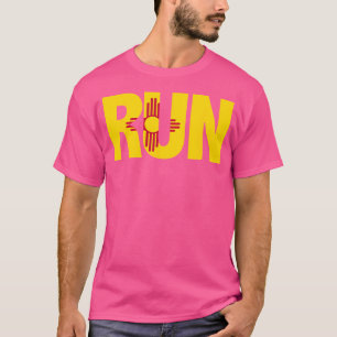 Lauf New Mexico Pride Laufmotivation T-Shirt