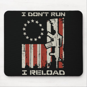 Lauf nicht neu Flagge lustiger Spruch patriotische Mousepad