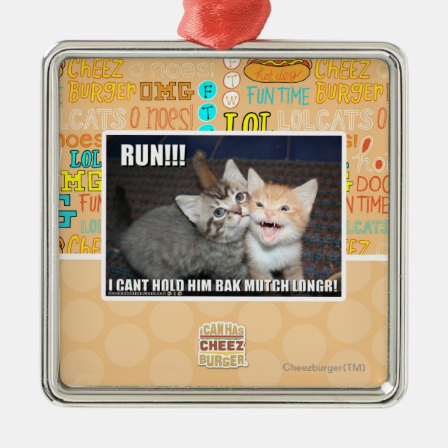 LAUF!!! ORNAMENT AUS METALL (Vorne)