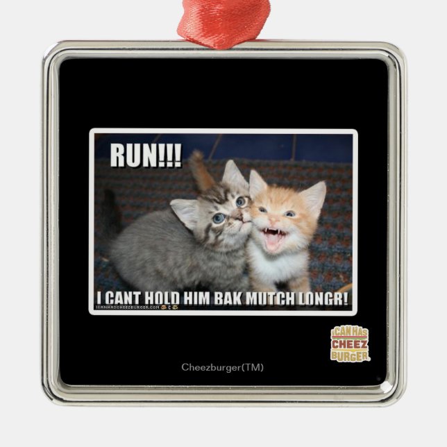 LAUF!!! ORNAMENT AUS METALL (Vorne)