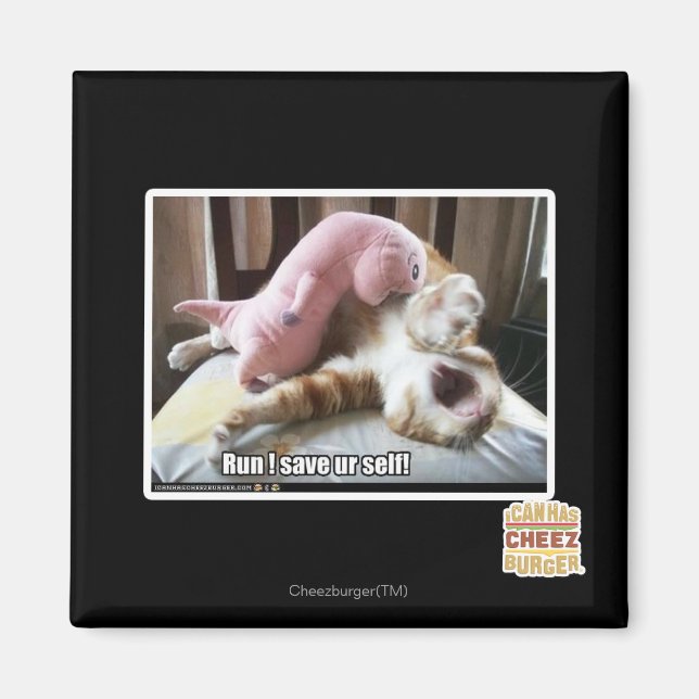 Lauf! Rett dich! Magnet (Vorne)