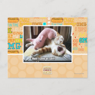 Lauf! Rett dich! Postkarte