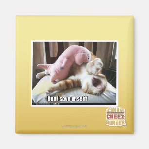 Lauf! Retten Sie ur Selbst! Magnet