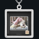 Lauf! Retten Sie ur Selbst! Versilberte Kette<br><div class="desc"></div>