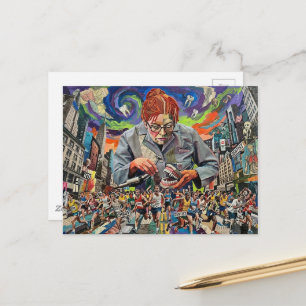 Lauf schnell, der Zahnarzt kommt Eine surreale AI- Postkarte