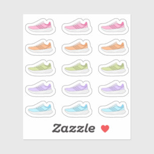 Lauf Sneaker Täglicher Workout-Erinnerung Bujo-Pla Aufkleber
