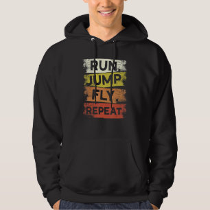 Lauf Spring Flieg Wiederhole Parkour Freerunning F Hoodie