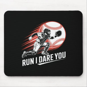 Lauf stehlen ich wage es du wirst Fänger Sport Fa Mousepad