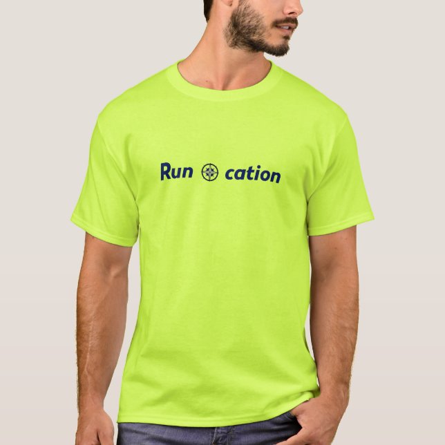 Lauf-Urlaub T-Shirt (Vorderseite)