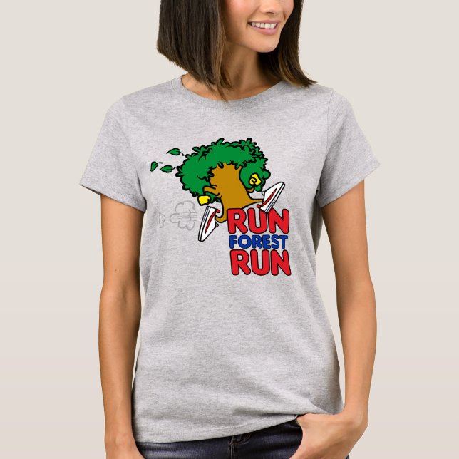 Lauf Wald Lauf T-Shirt (Vorderseite)