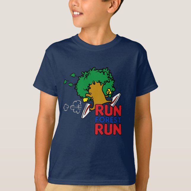 Lauf Wald Lauf T-Shirt (Vorderseite)